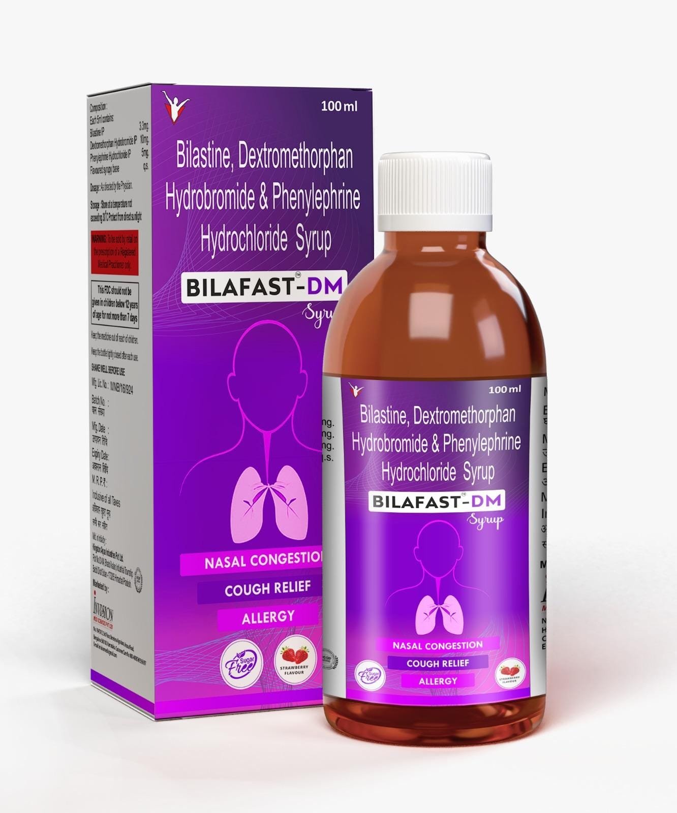 Bilafast-DM Syrup 1 bilafast dm