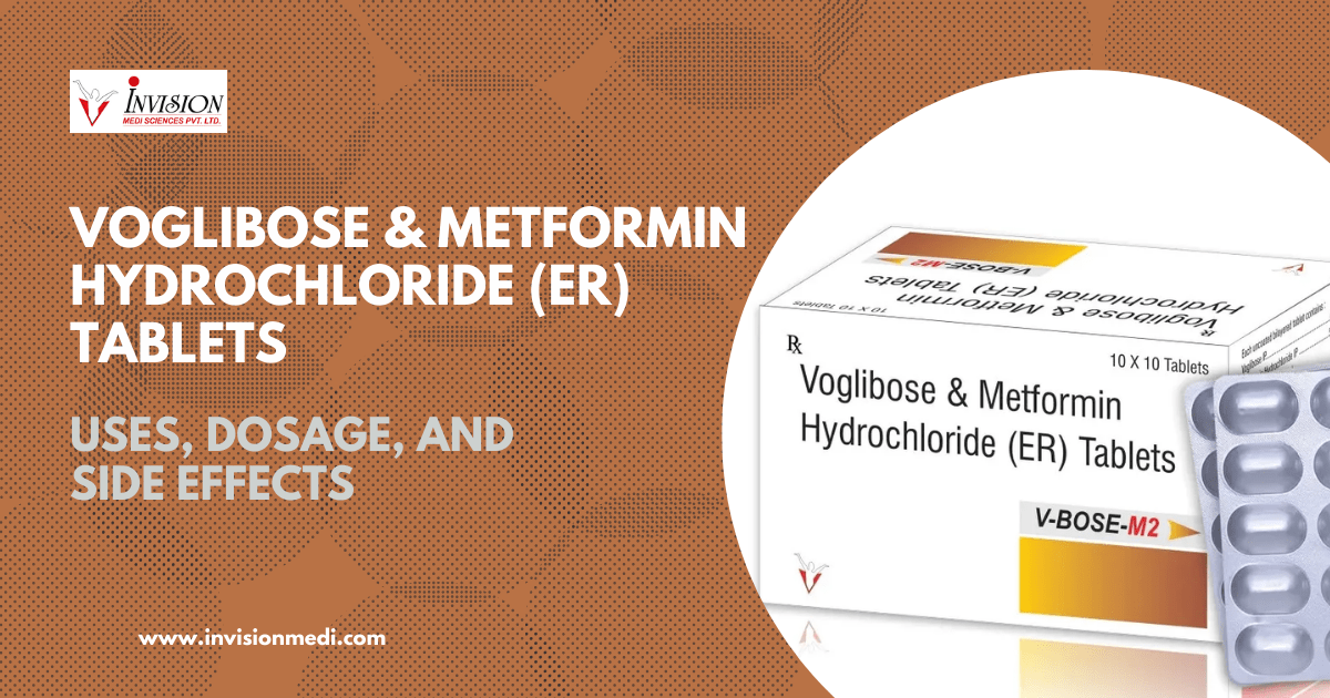 V-BOSE-M2: Voglibose & Metformin Hydrochloride (ER) Tablets